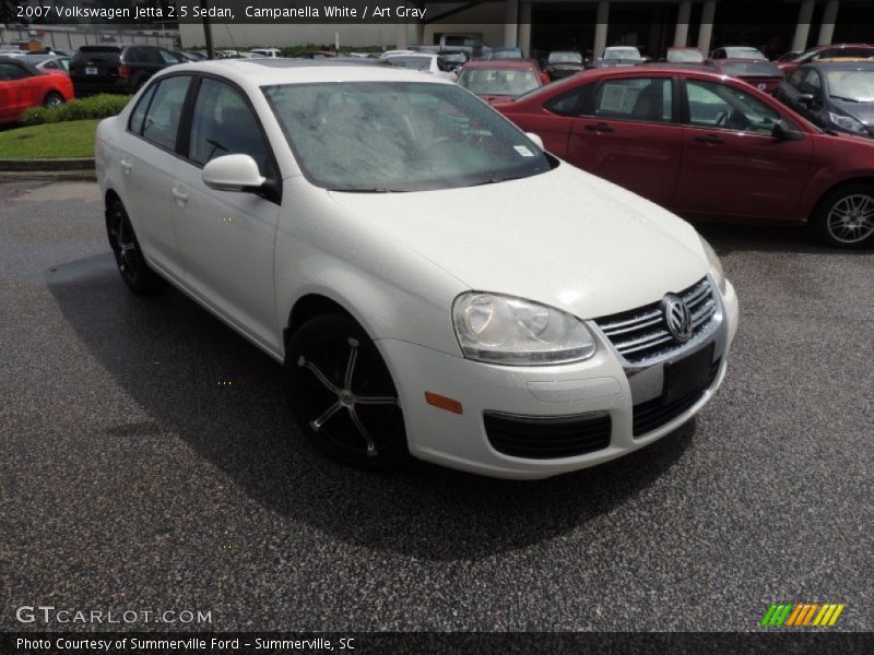 Campanella White / Art Gray 2007 Volkswagen Jetta 2.5 Sedan