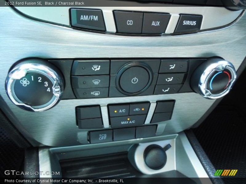 Black / Charcoal Black 2012 Ford Fusion SE