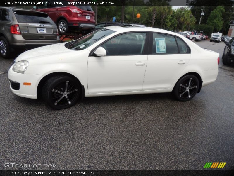 Campanella White / Art Gray 2007 Volkswagen Jetta 2.5 Sedan