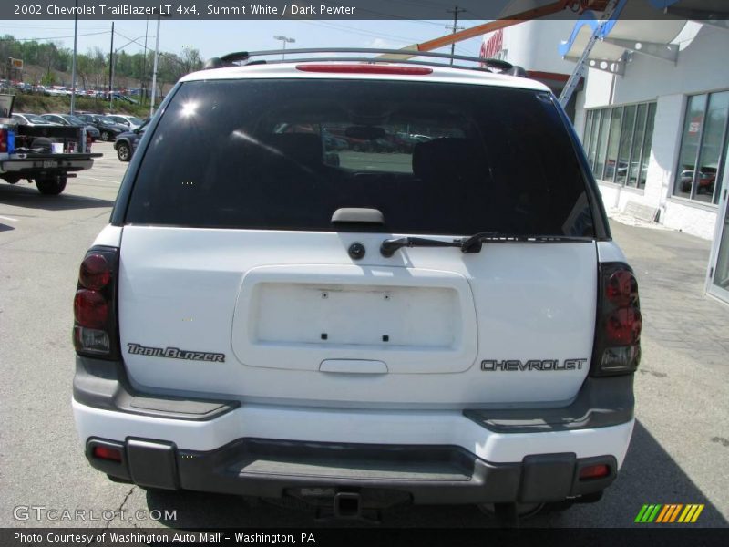 Summit White / Dark Pewter 2002 Chevrolet TrailBlazer LT 4x4