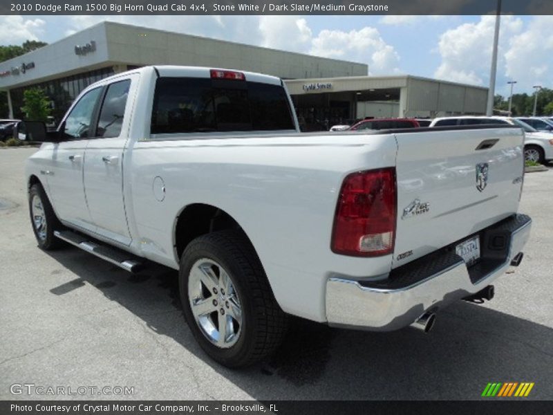 Stone White / Dark Slate/Medium Graystone 2010 Dodge Ram 1500 Big Horn Quad Cab 4x4