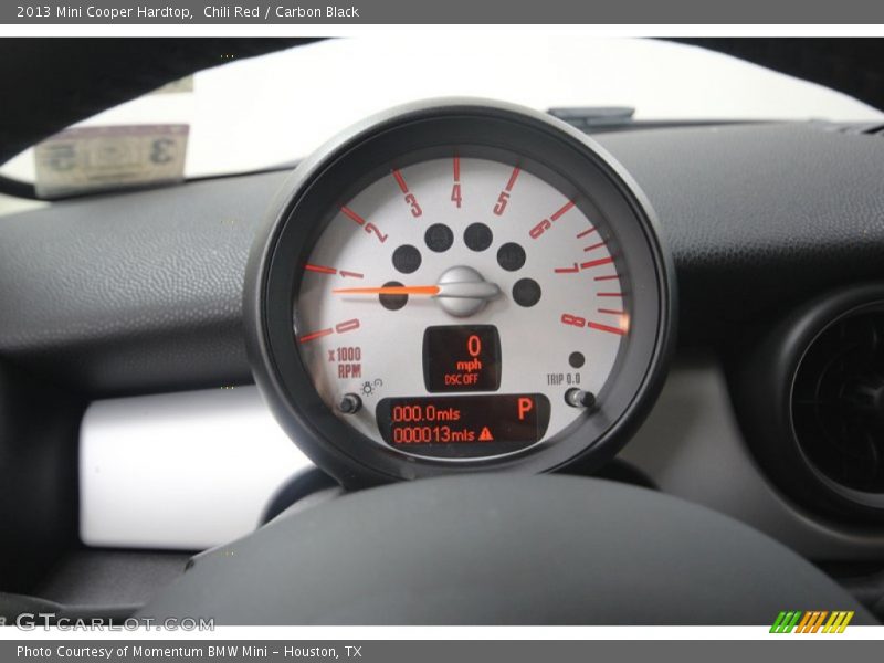 Chili Red / Carbon Black 2013 Mini Cooper Hardtop