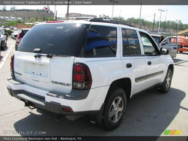 Summit White / Dark Pewter 2002 Chevrolet TrailBlazer LT 4x4