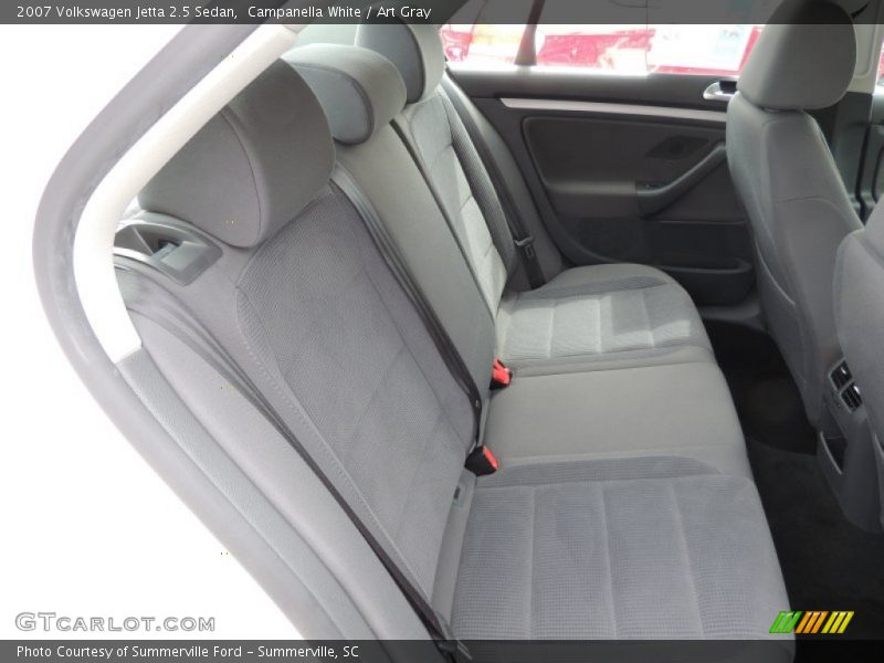 Rear Seat of 2007 Jetta 2.5 Sedan