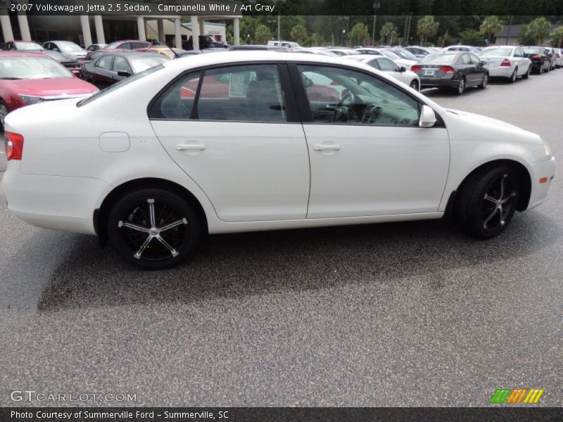 Campanella White / Art Gray 2007 Volkswagen Jetta 2.5 Sedan