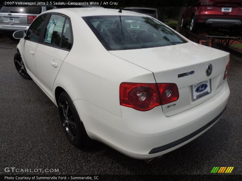 Campanella White / Art Gray 2007 Volkswagen Jetta 2.5 Sedan