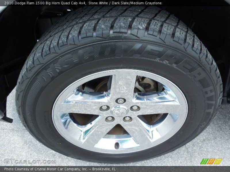 Stone White / Dark Slate/Medium Graystone 2010 Dodge Ram 1500 Big Horn Quad Cab 4x4