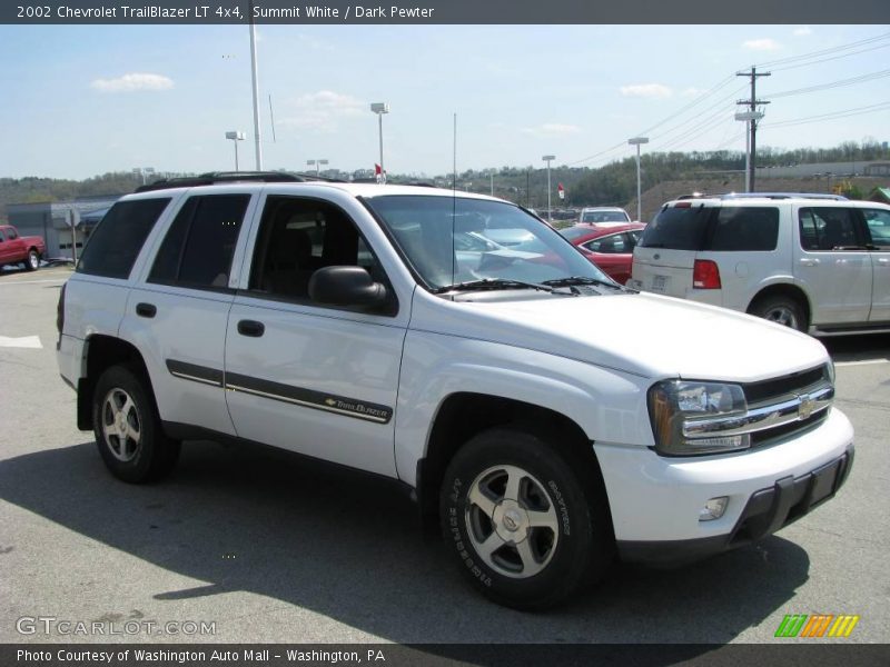 Summit White / Dark Pewter 2002 Chevrolet TrailBlazer LT 4x4