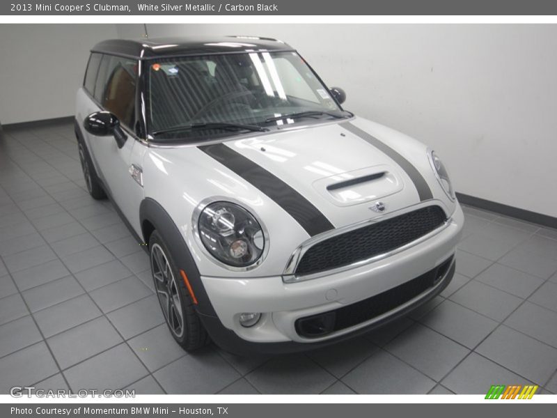 White Silver Metallic / Carbon Black 2013 Mini Cooper S Clubman