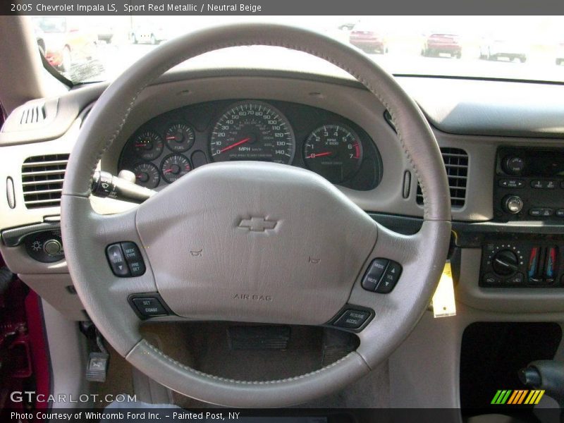 Sport Red Metallic / Neutral Beige 2005 Chevrolet Impala LS