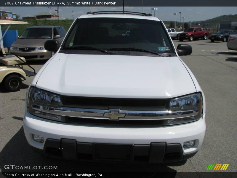 Summit White / Dark Pewter 2002 Chevrolet TrailBlazer LT 4x4