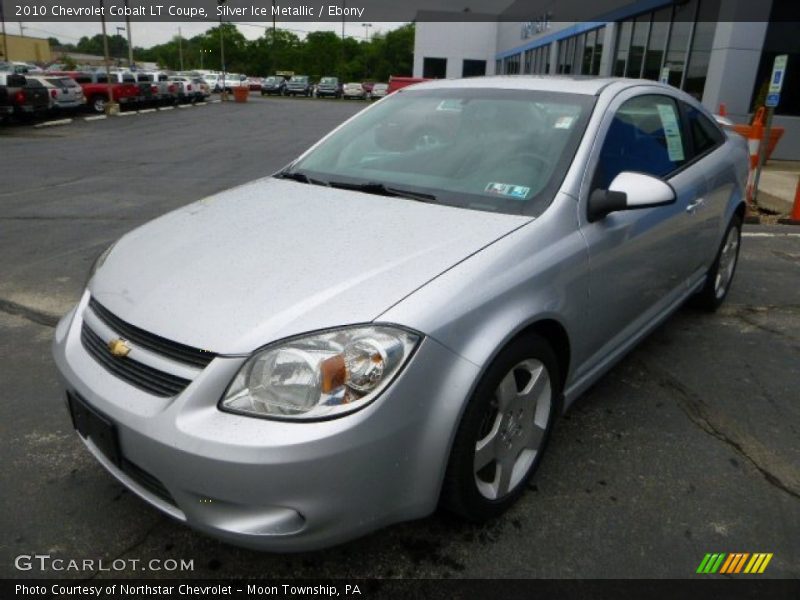 Silver Ice Metallic / Ebony 2010 Chevrolet Cobalt LT Coupe