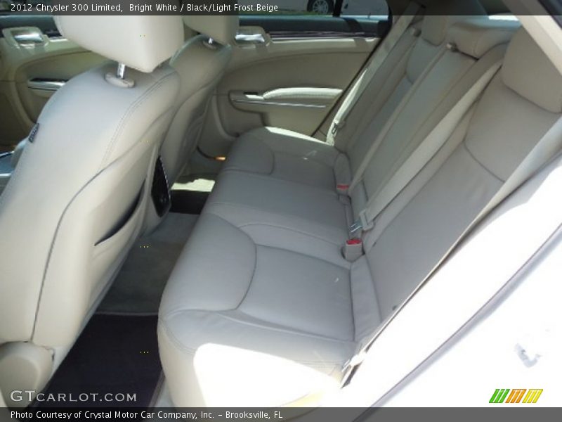 Bright White / Black/Light Frost Beige 2012 Chrysler 300 Limited