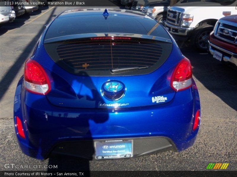 Marathon Blue / Black 2013 Hyundai Veloster