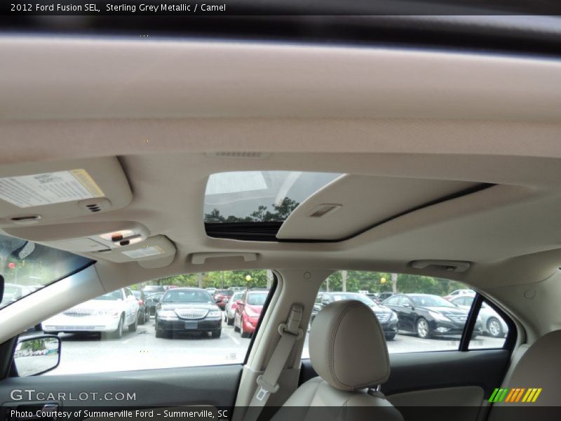 Sterling Grey Metallic / Camel 2012 Ford Fusion SEL
