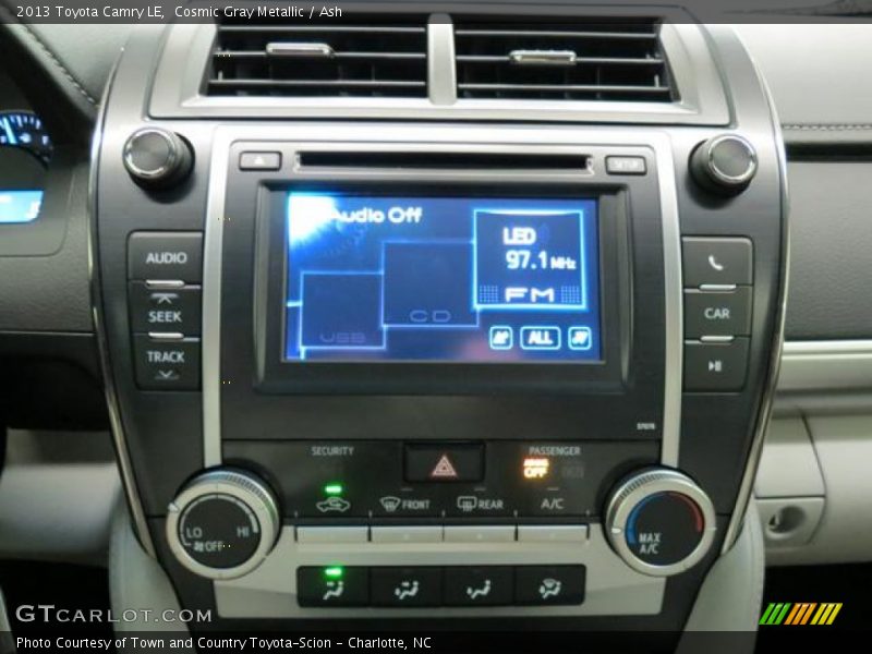 Cosmic Gray Metallic / Ash 2013 Toyota Camry LE