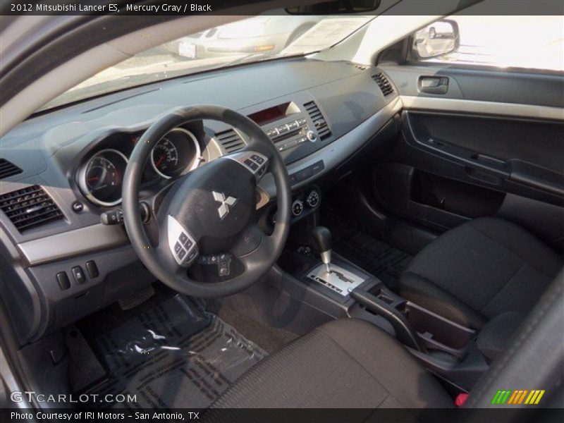 Mercury Gray / Black 2012 Mitsubishi Lancer ES