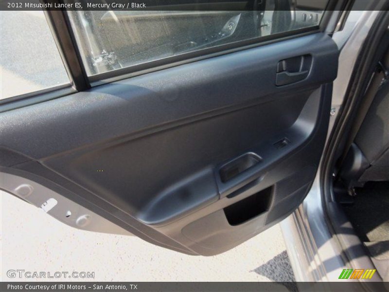 Mercury Gray / Black 2012 Mitsubishi Lancer ES