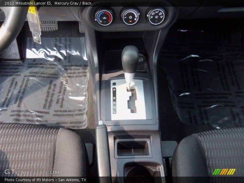 Mercury Gray / Black 2012 Mitsubishi Lancer ES