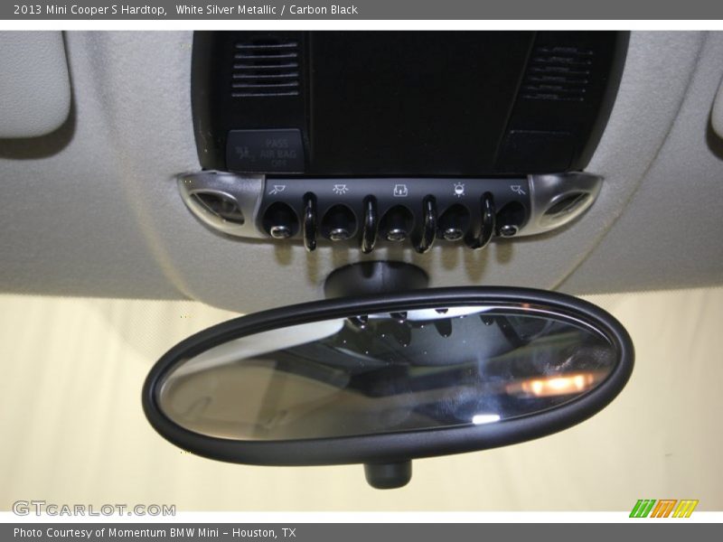 White Silver Metallic / Carbon Black 2013 Mini Cooper S Hardtop