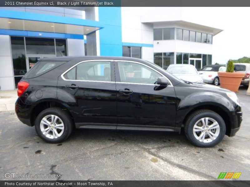 Black / Light Titanium/Jet Black 2011 Chevrolet Equinox LS