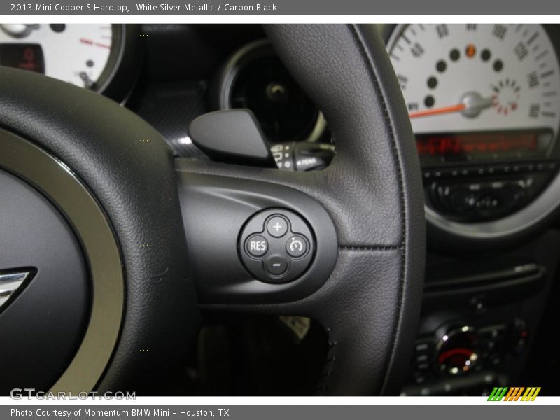 White Silver Metallic / Carbon Black 2013 Mini Cooper S Hardtop