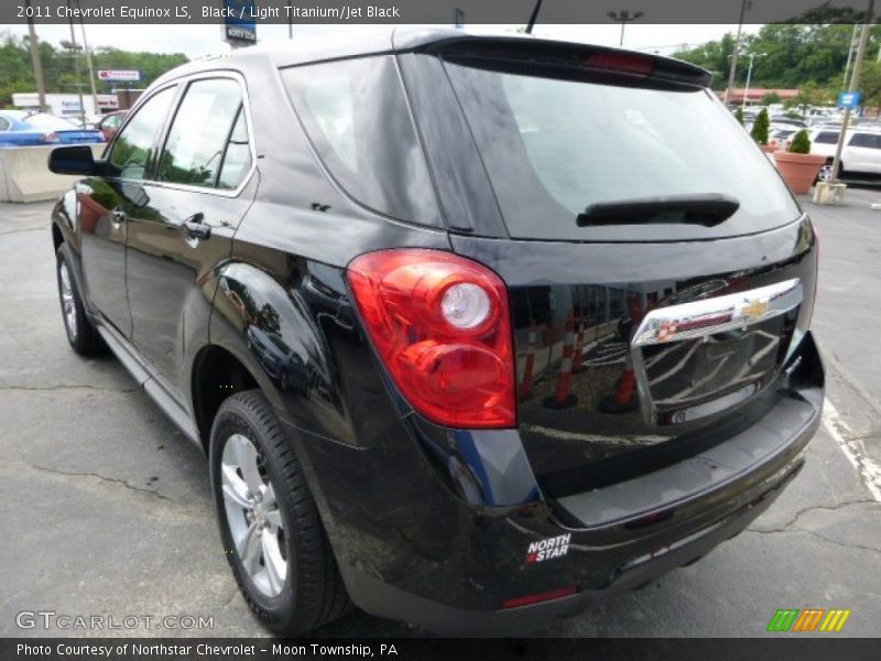 Black / Light Titanium/Jet Black 2011 Chevrolet Equinox LS