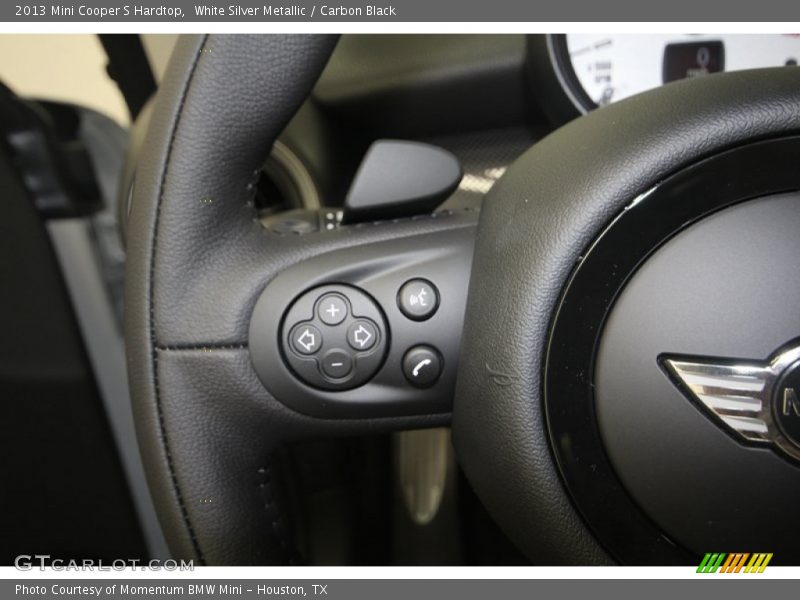White Silver Metallic / Carbon Black 2013 Mini Cooper S Hardtop