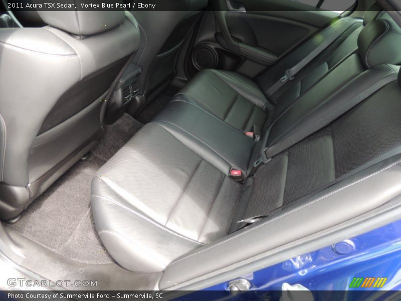 Vortex Blue Pearl / Ebony 2011 Acura TSX Sedan