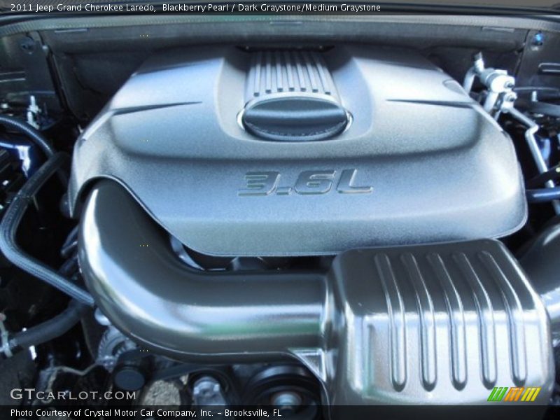 Blackberry Pearl / Dark Graystone/Medium Graystone 2011 Jeep Grand Cherokee Laredo