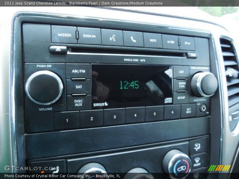 Blackberry Pearl / Dark Graystone/Medium Graystone 2011 Jeep Grand Cherokee Laredo