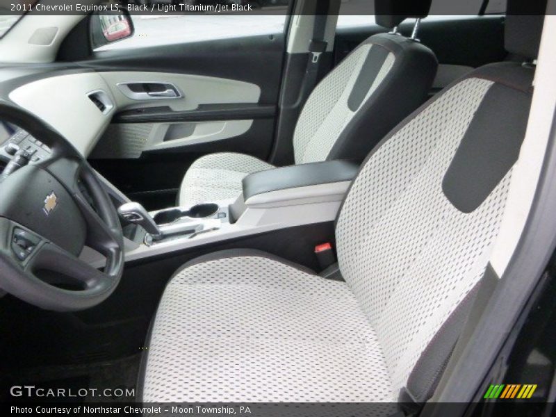 Black / Light Titanium/Jet Black 2011 Chevrolet Equinox LS