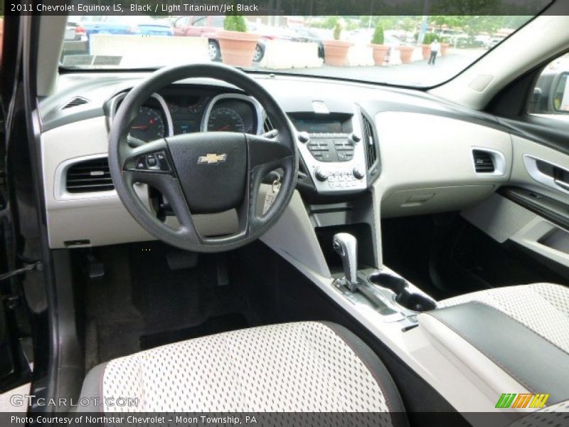 Black / Light Titanium/Jet Black 2011 Chevrolet Equinox LS