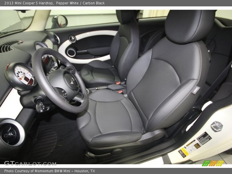 Pepper White / Carbon Black 2013 Mini Cooper S Hardtop