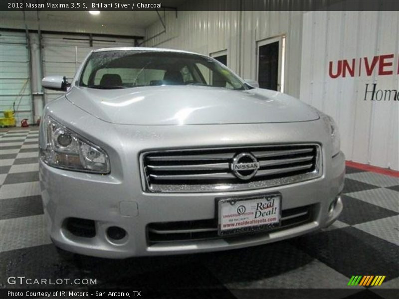 Brilliant Silver / Charcoal 2012 Nissan Maxima 3.5 S