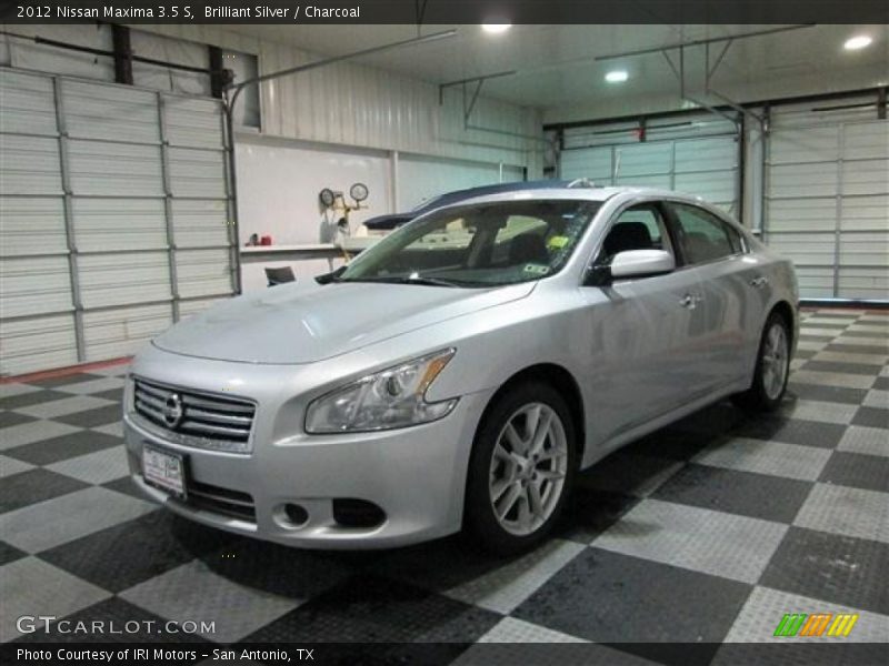 Brilliant Silver / Charcoal 2012 Nissan Maxima 3.5 S