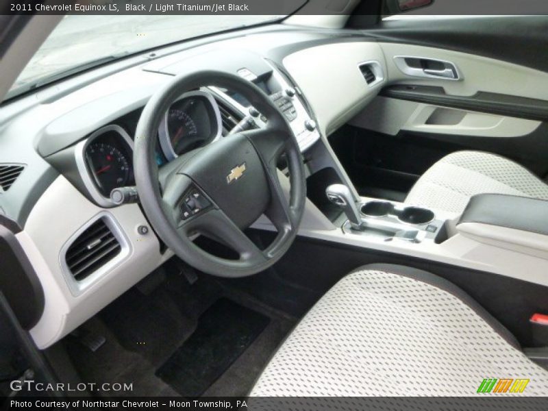 Black / Light Titanium/Jet Black 2011 Chevrolet Equinox LS