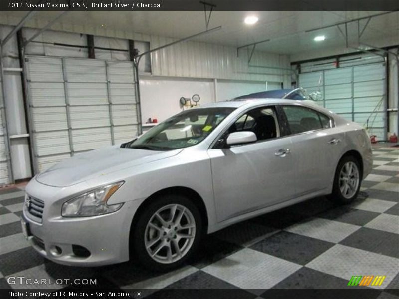 Brilliant Silver / Charcoal 2012 Nissan Maxima 3.5 S