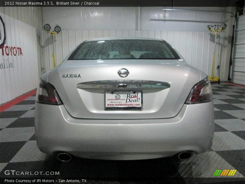 Brilliant Silver / Charcoal 2012 Nissan Maxima 3.5 S