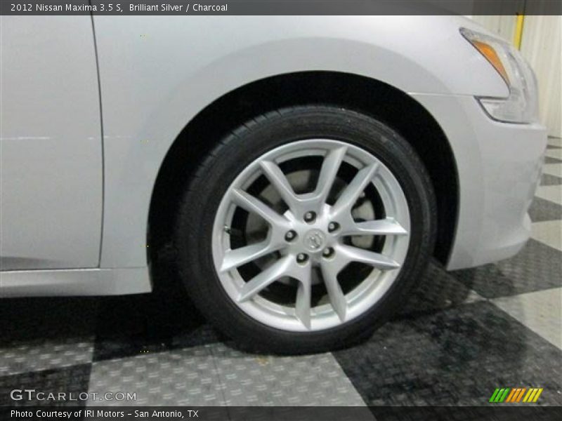 Brilliant Silver / Charcoal 2012 Nissan Maxima 3.5 S