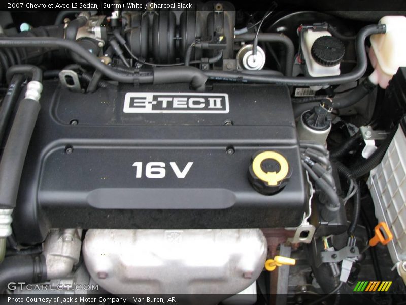 Summit White / Charcoal Black 2007 Chevrolet Aveo LS Sedan