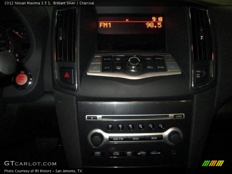 Brilliant Silver / Charcoal 2012 Nissan Maxima 3.5 S