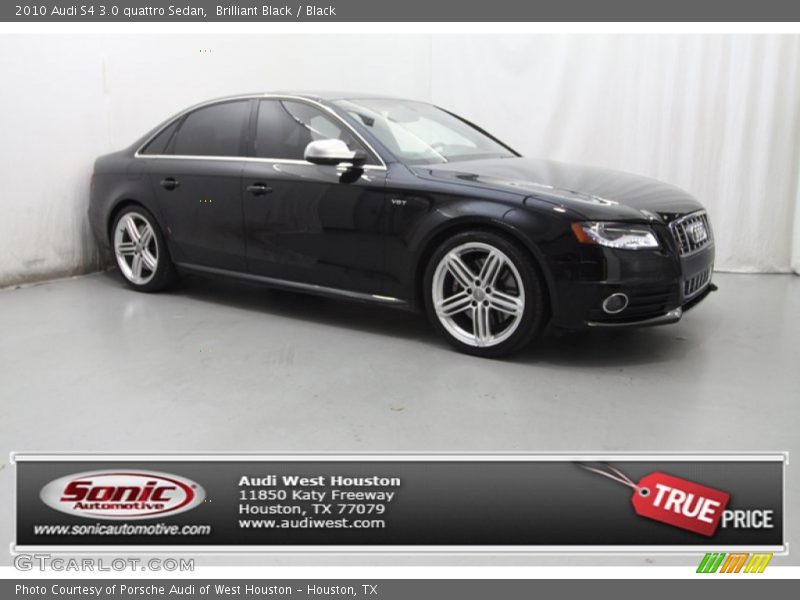 Brilliant Black / Black 2010 Audi S4 3.0 quattro Sedan