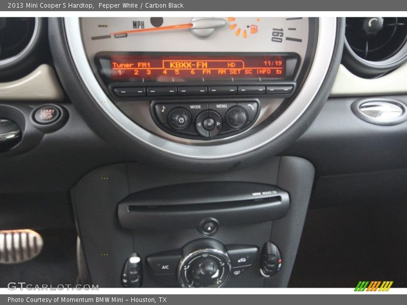 Pepper White / Carbon Black 2013 Mini Cooper S Hardtop