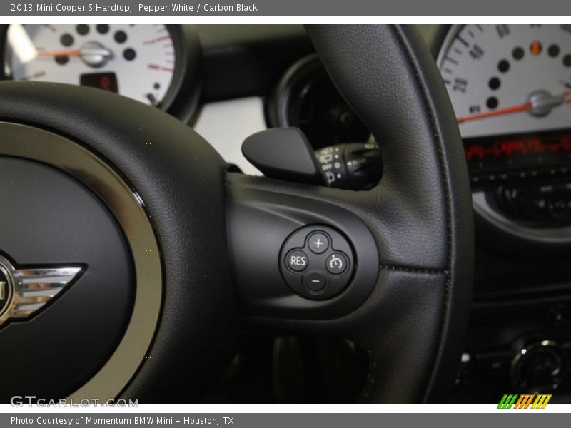 Pepper White / Carbon Black 2013 Mini Cooper S Hardtop