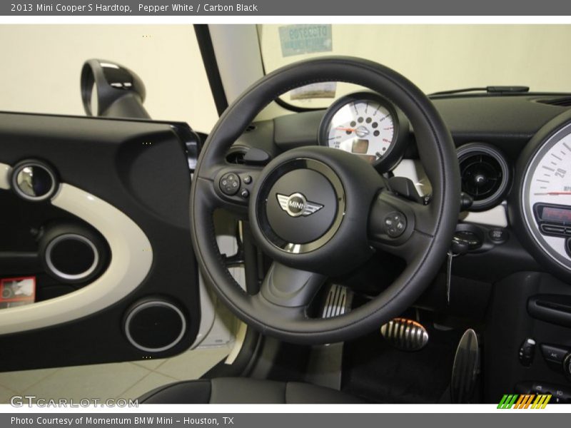 Pepper White / Carbon Black 2013 Mini Cooper S Hardtop