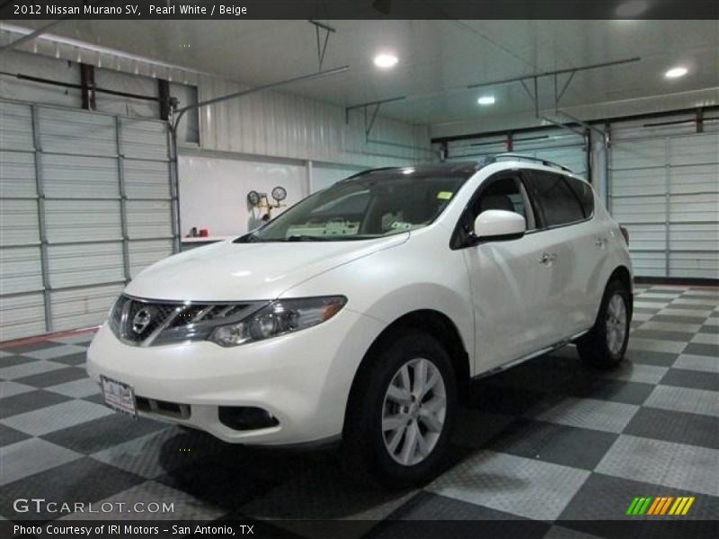 Pearl White / Beige 2012 Nissan Murano SV