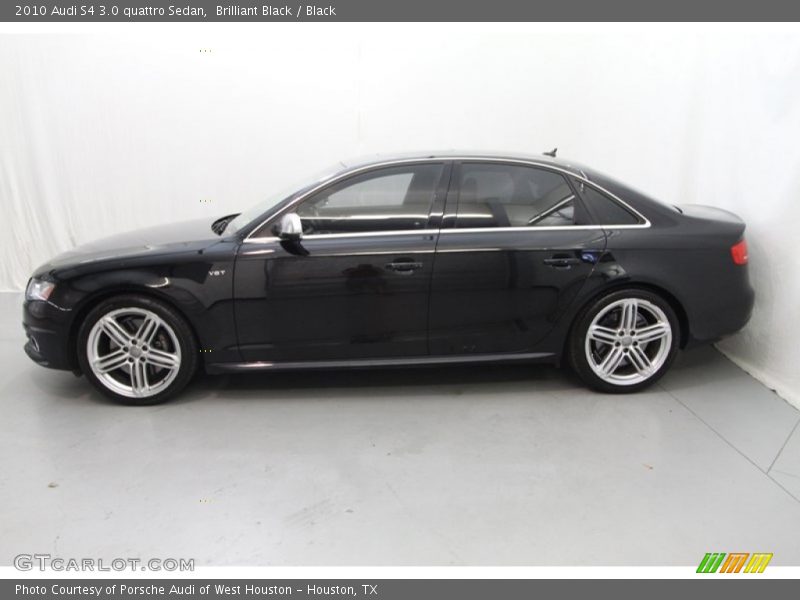Brilliant Black / Black 2010 Audi S4 3.0 quattro Sedan