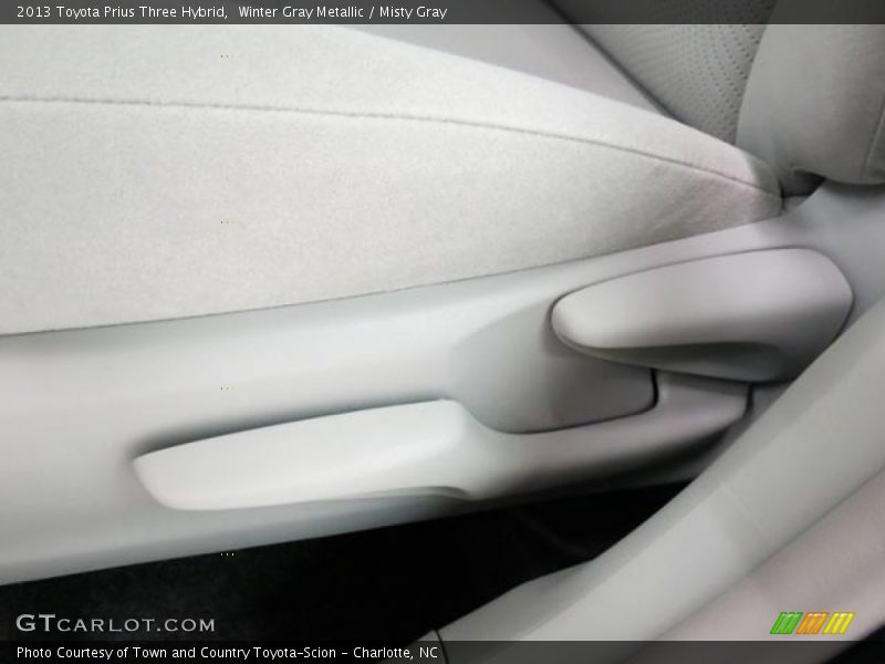 Winter Gray Metallic / Misty Gray 2013 Toyota Prius Three Hybrid