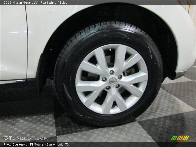 Pearl White / Beige 2012 Nissan Murano SV